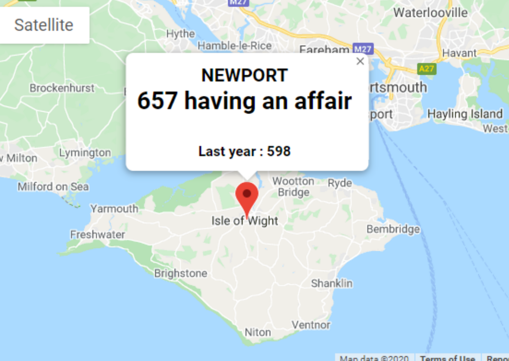 Almost 2 000 People On The Isle Of Wight Are Having Affairs Isle Of Wight County Press